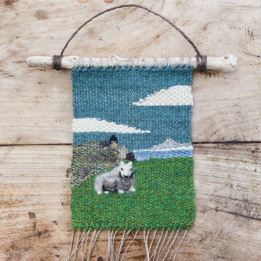 Isle of Skye Neist Point Sheep Wall Hanging